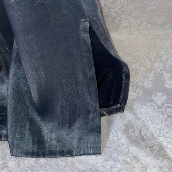 Vintage 1990’s J.R. Nites Metallic long sleeve Button-Down Blouse.  Size M. - Picture 3 of 5